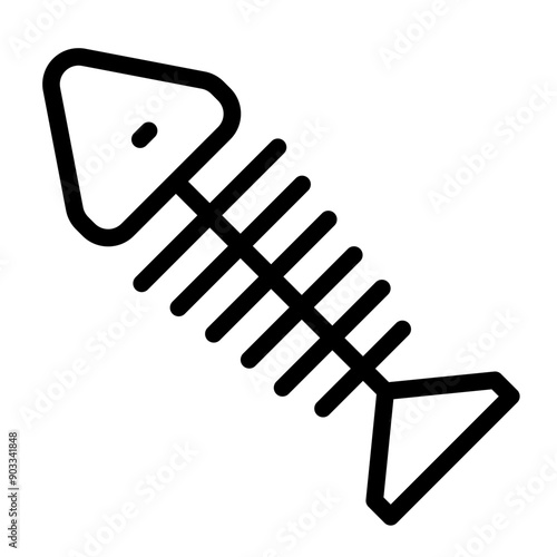 fish carcass icon