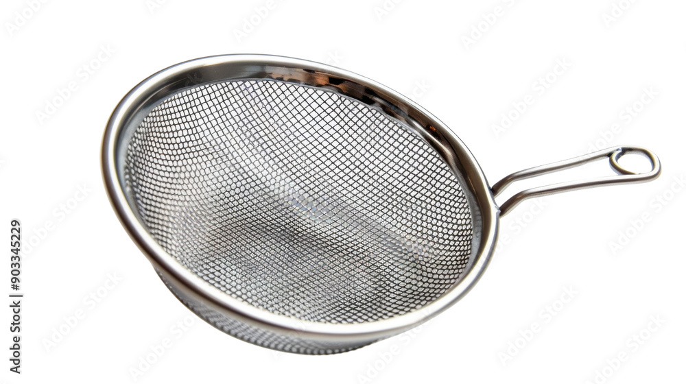 Mesh strainer on transparent background Mesh strainer on transparent background