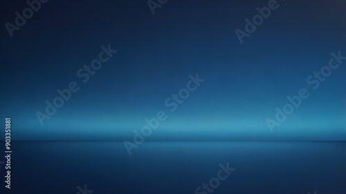 Blue abstract background, Blue gradient background grainy glowing blue light on dark backdrop noise texture effect
