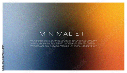 Minimalist Gradient Grainy Blur Background for wallpaper, art, cover, web, poster, packaging