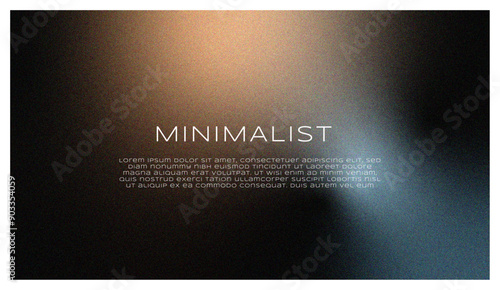 Minimalist Gradient Grainy Blur Background for wallpaper, art, cover, web, poster, packaging