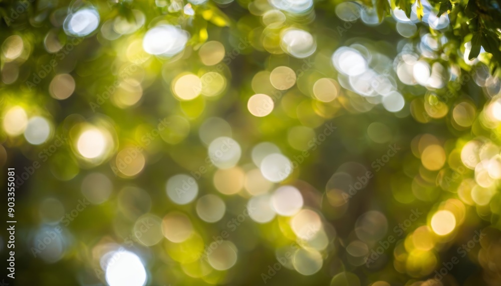 Obraz premium Bright and Beautiful A Blurry Blossoms Bliss