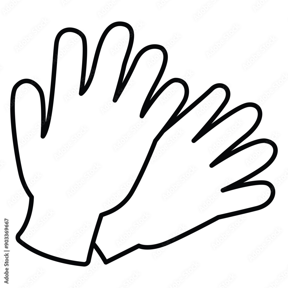 gloves water the sprout. A hand holds a watering can for watering plants. Flat vector illustration, concept of gardening, vegetable gardening, planting seedlings. gloves water the sprout. A hand holds a watering can for watering plants. Flat vector illustration, concept of gardening, vegetable gardening, planting seedlings.