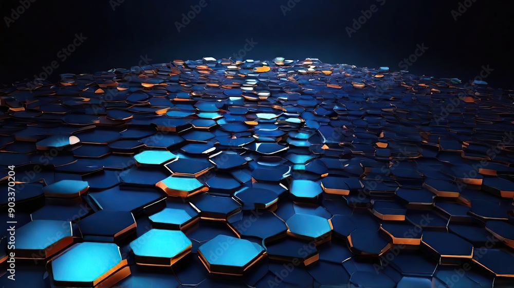 Fototapeta premium abstract background with cubes