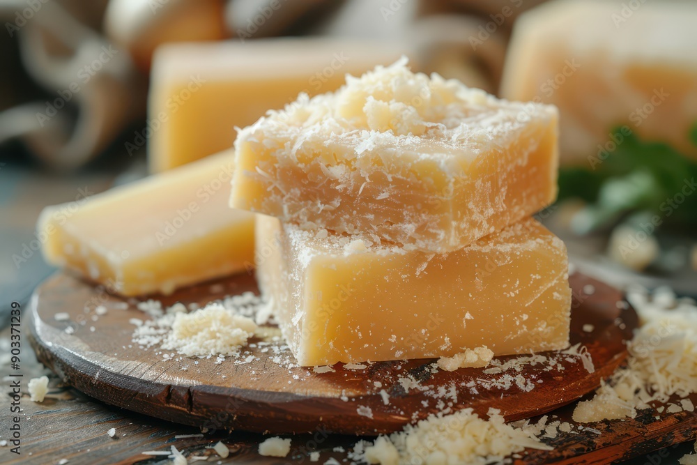 A sprinkle of Parmesan cheese on a wooden table, evoking a rustic and cozy kitchen atmosphere. The cheese is in sharp focus, with plenty of space for text or additional elements.
A sprinkle of Parmesan cheese on a wooden table, evoking a rustic and cozy kitchen atmosphere. The cheese is in sharp focus, with plenty of space for text or additional elements.