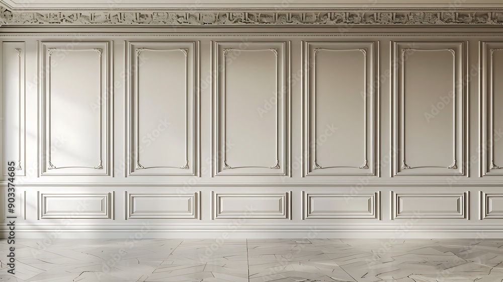 Classic White Wainscot Paneling Classic White Wainscot Paneling