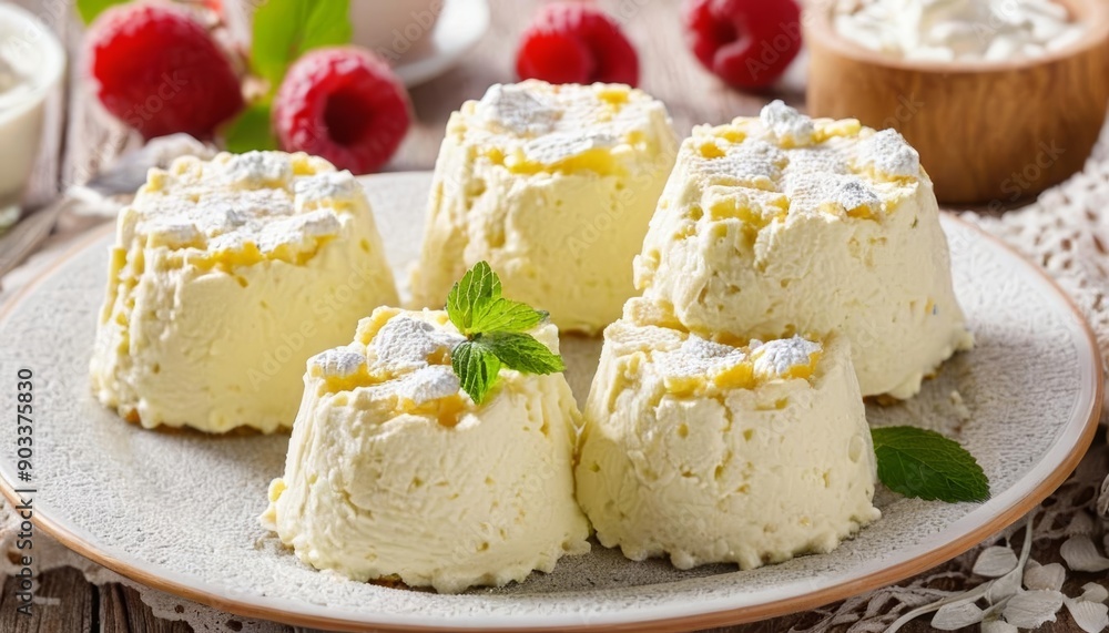 Delicious dessert ready to be savored Delicious dessert ready to be savored