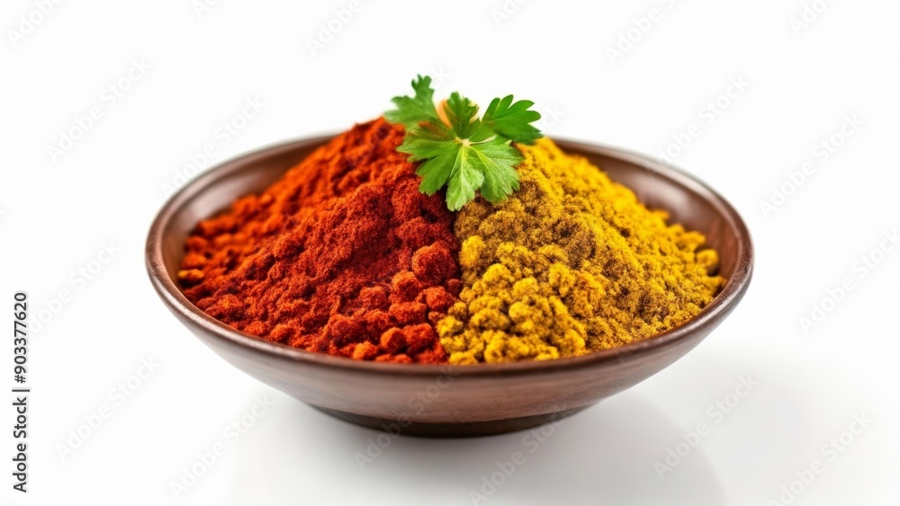 A colorful blend of spices ready to enhance your culinary creations A colorful blend of spices ready to enhance your culinary creations