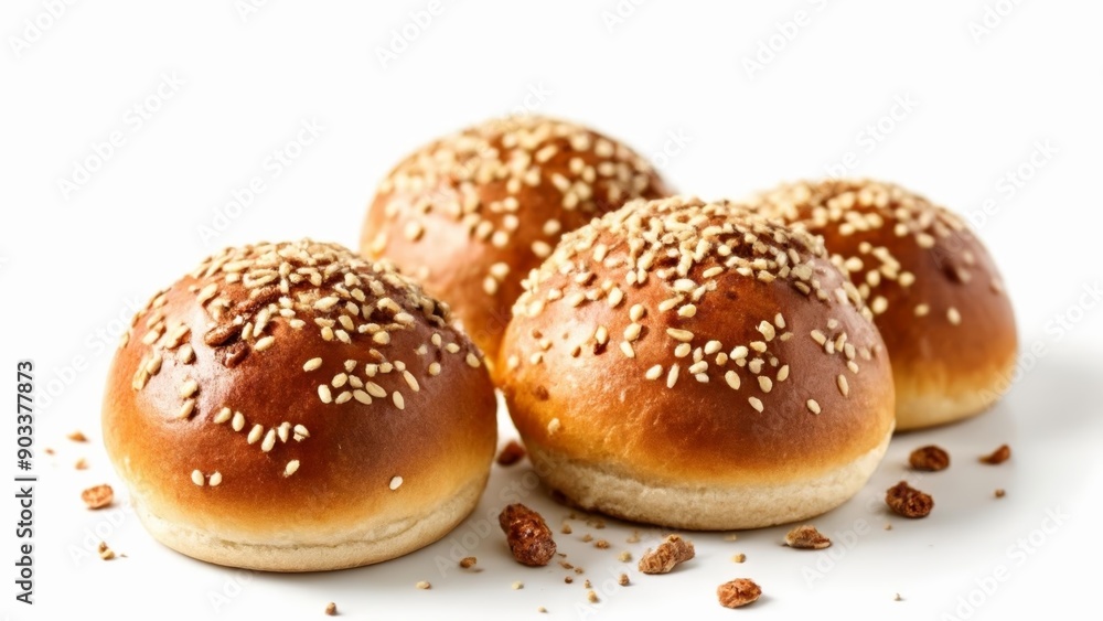 Deliciously baked seeded rolls ready to serve Deliciously baked seeded rolls ready to serve