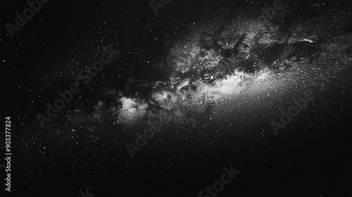 Milky Way galaxy with stars in night sky.