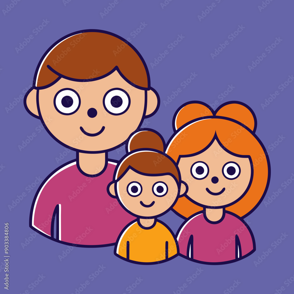 Family icon vector art illustration design Family icon vector art illustration design