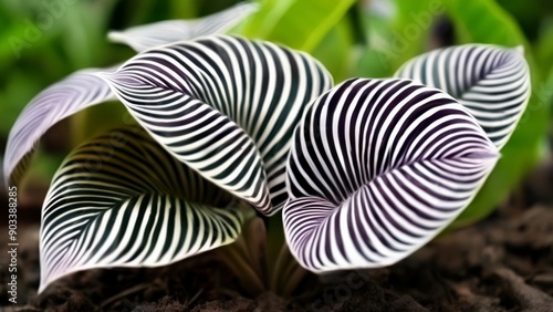  Striped beauty in bloom a natures artistry photo