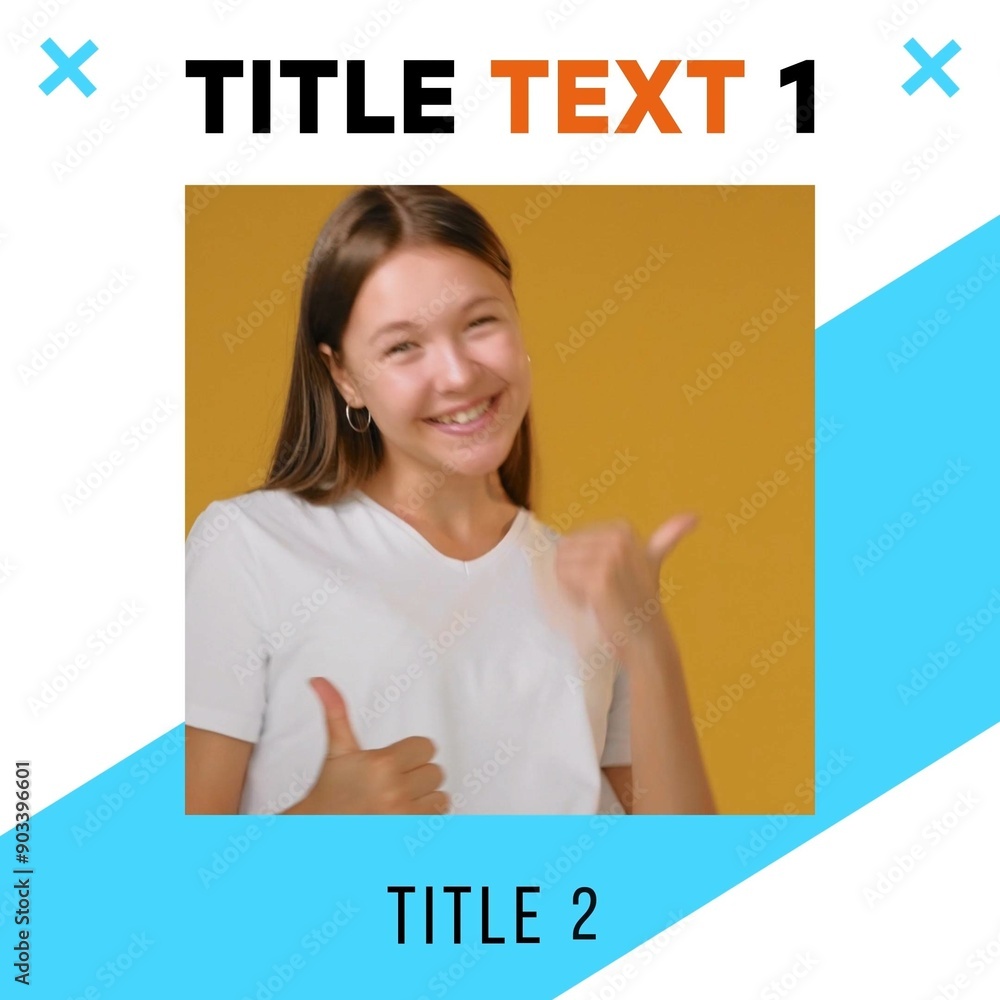 Square Angular Social Media Frame with Text Stock Template | Adobe Stock