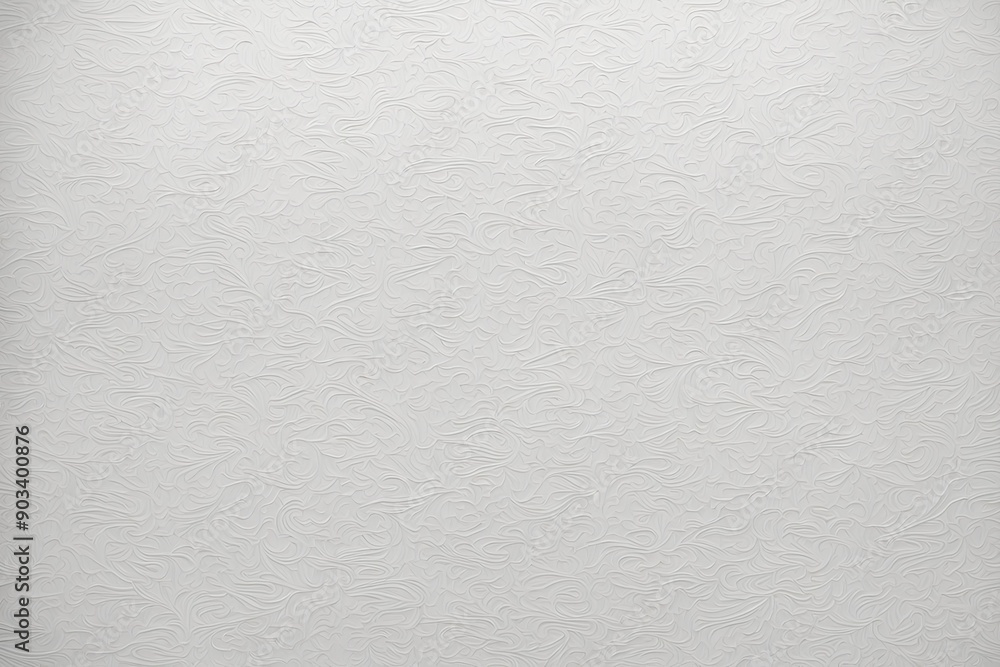 Naklejka premium blank white paper on white wall, white brick wall background