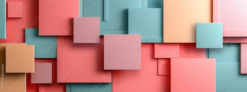 Colorful Geometric Abstract Background with Rectangular Shapes and Modern Design Colorful Geometric Abstract Background with Rectangular Shapes and Modern Design