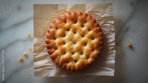 Delicate Scottish Shortbread Cookie Perfection in Photorealistic Style