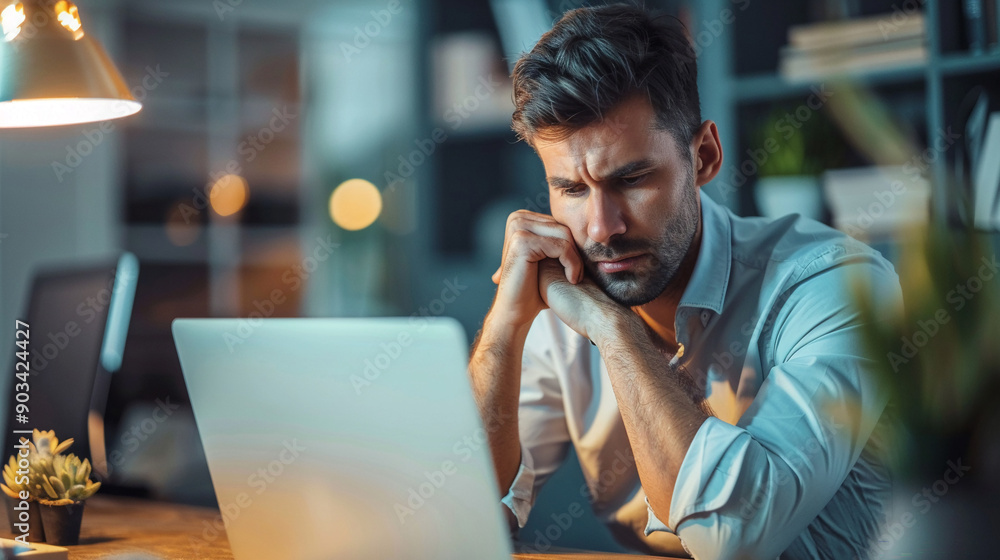 Entrepreneur working on a startup Entrepreneur working on a startup