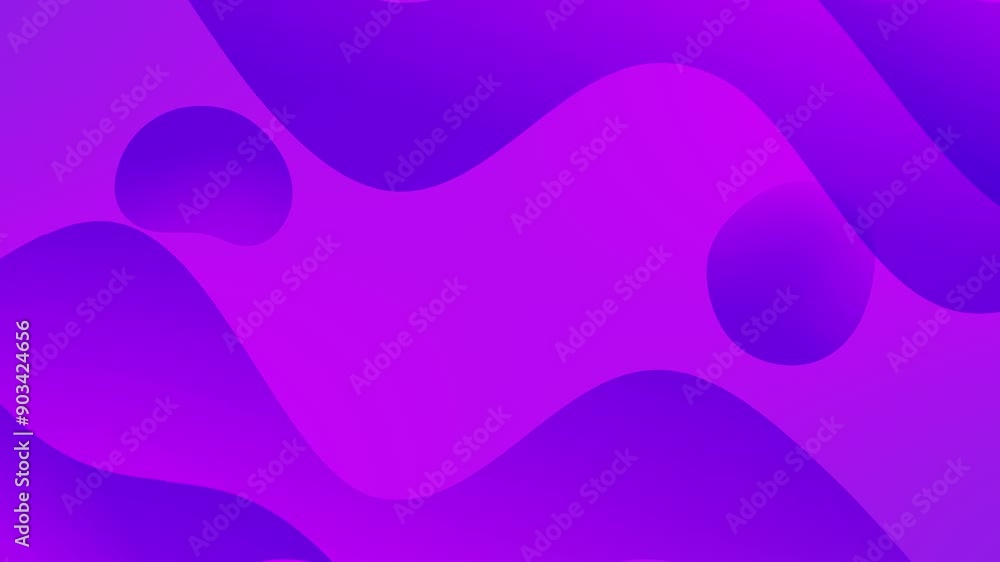 Minimalist purple gradient abstract animation with wavy and circular shapes, minimalist background for looping video animation. Minimalist purple gradient abstract animation with wavy and circular shapes, minimalist background for looping video animation.