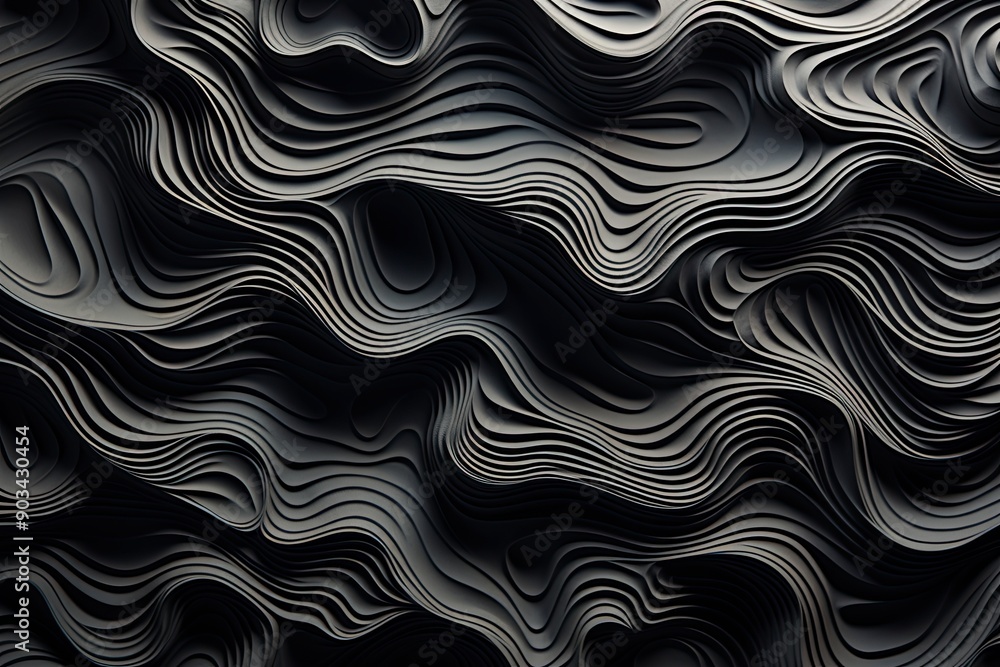 Fototapeta premium Ultra-detailed textures and bold, dynamic lines create an intricate