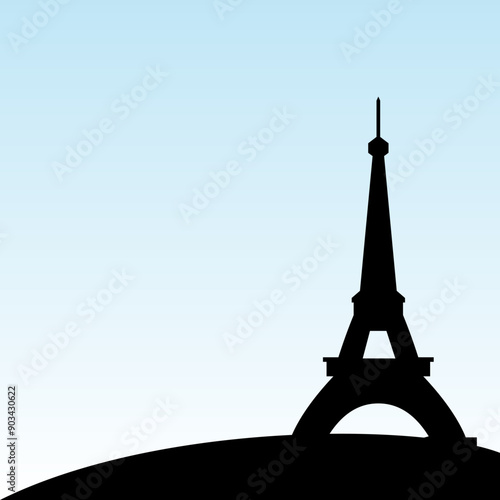 Olympic game Paris background icon