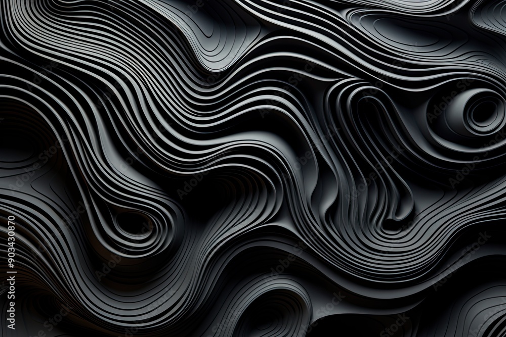 Fototapeta premium Ultra-detailed textures and bold, dynamic lines create an intricate