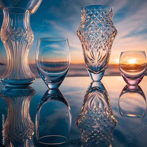 two glasses of water
