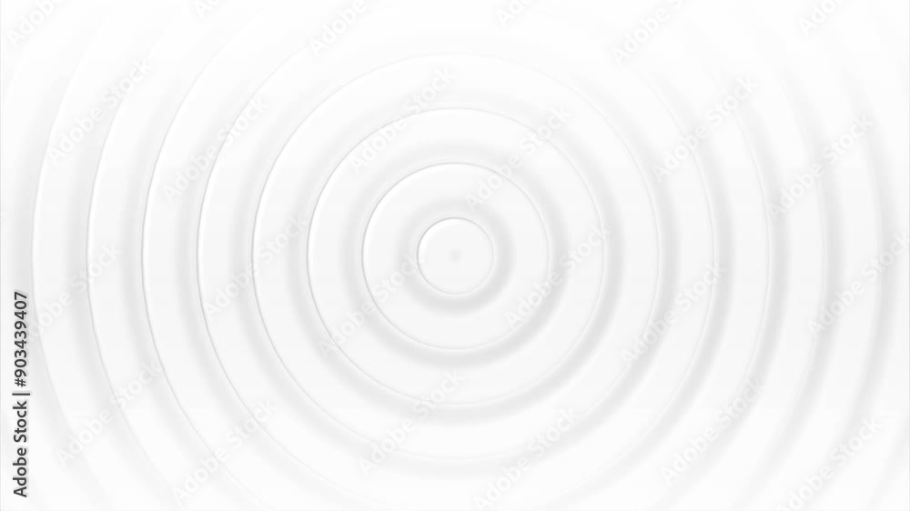 white radio waves signal animation. white radio waves signal animation.