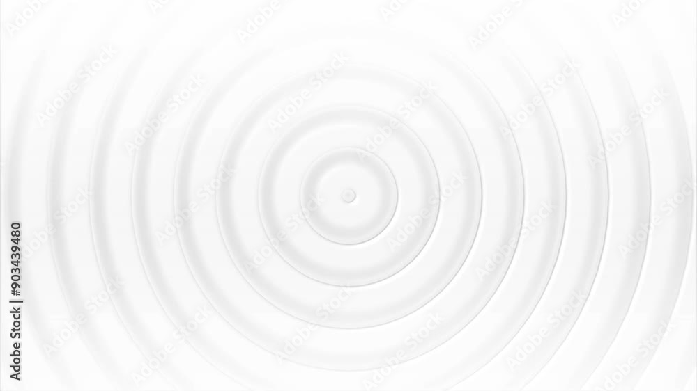 white radio waves signal animation. white radio waves signal animation.