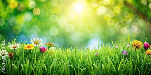 Green grass background with vibrant and fresh spring and summer vibes, grass, green, background, wallpaper, nature, texture