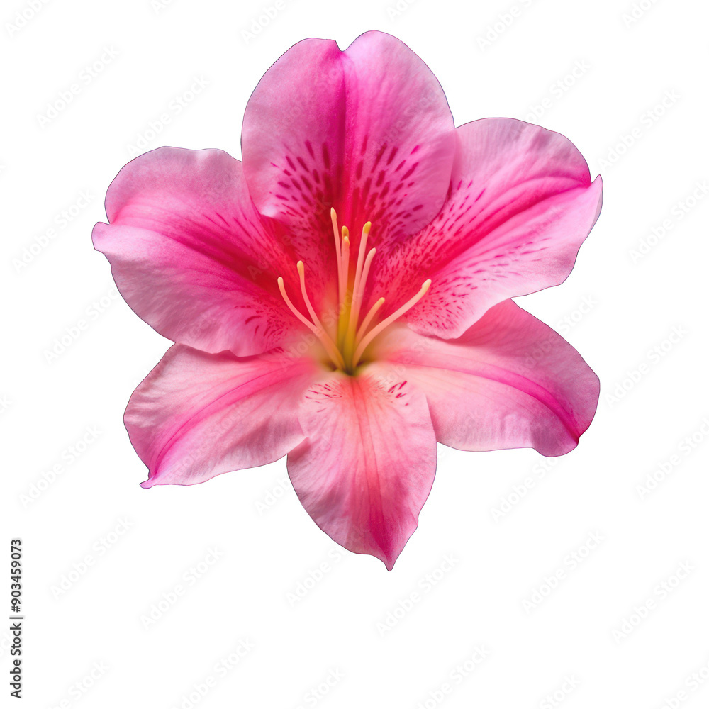 Azalea flower isolated on transparent background Azalea flower isolated on transparent background
