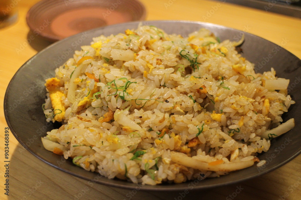 Yakimeshi (Japanese fried rice) in Kyoto, Japan Yakimeshi (Japanese fried rice) in Kyoto, Japan