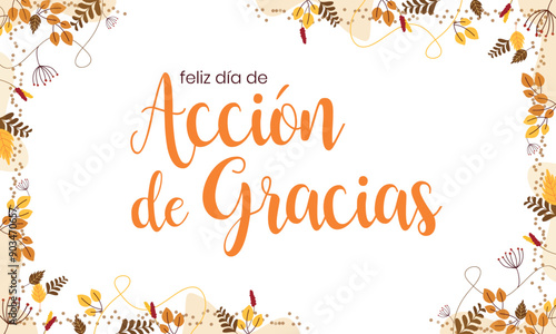 feliz día de acción de gracias