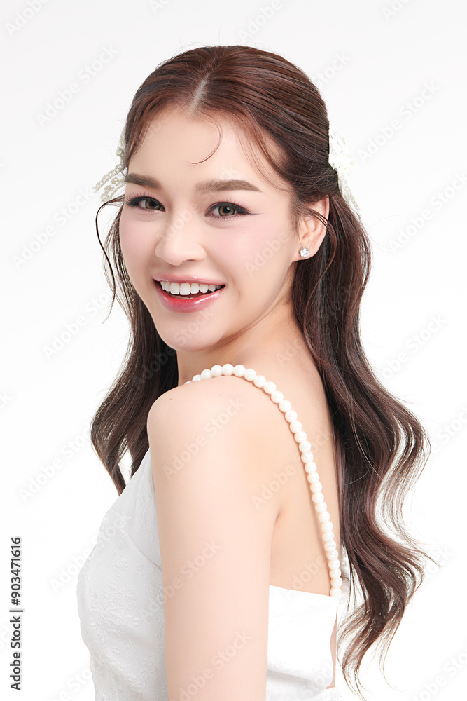 Beautiful young asian woman with clean fresh skin on white background, Face care, Facial treatment, Cosmetology, beauty and spa, Asian women portrait. Beautiful young asian woman with clean fresh skin on white background, Face care, Facial treatment, Cosmetology, beauty and spa, Asian women portrait.