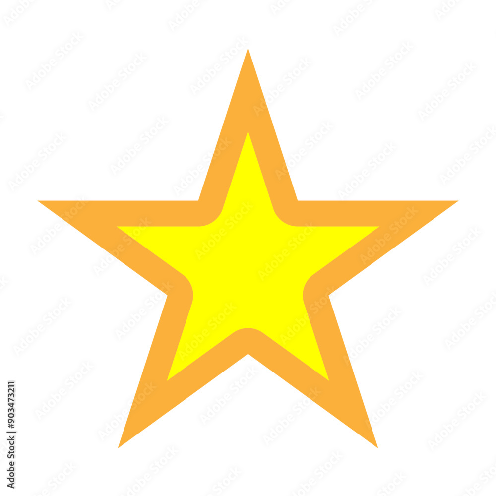 Star Vector Flat Icon Design Star Vector Flat Icon Design