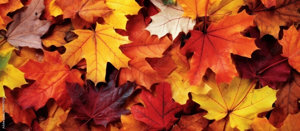 Autumnal Maple Leaf Tapestry Autumnal Maple Leaf Tapestry
