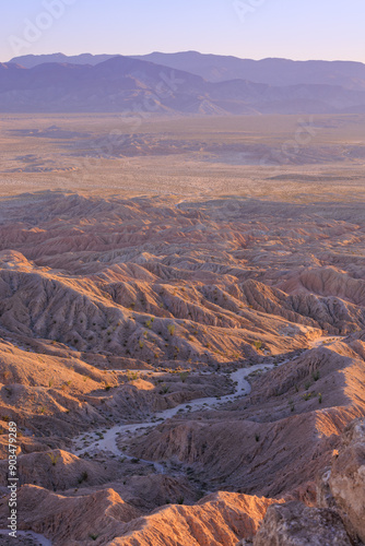 Sunset over Anza-Borrego