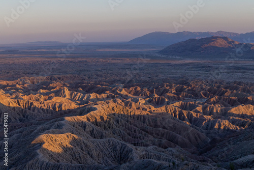 Sunset over Anza-Borrego