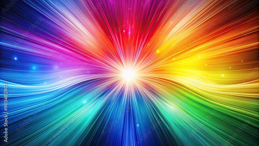 Obraz premium Abstract background with vibrant multicolours blending together , vibrant, abstract, background, colourful, wallpaper