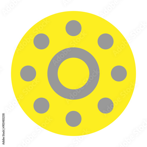 Bobbin Vector Flat Icon Design