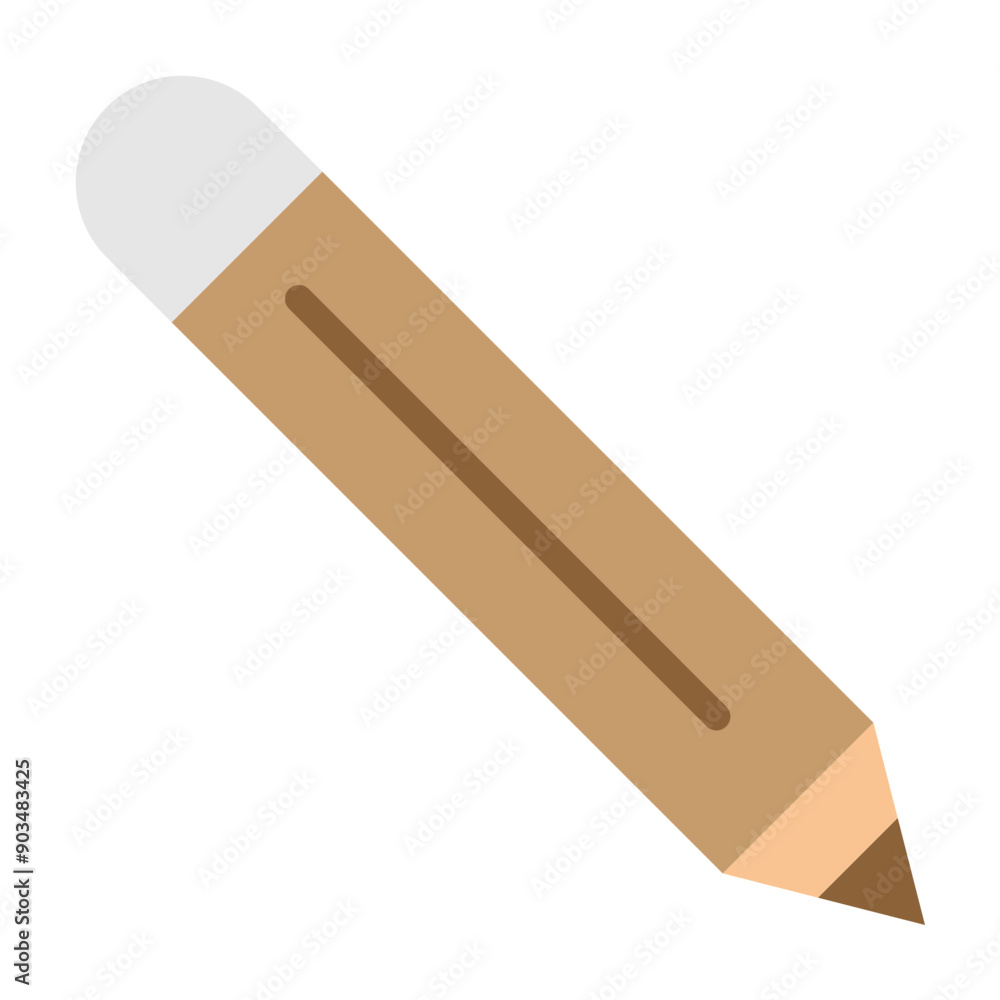 Pencil Vector Flat Icon Design Pencil Vector Flat Icon Design