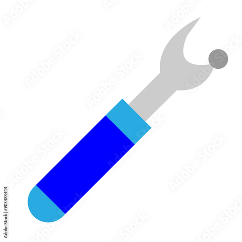 Ripper Vector Flat Icon Design