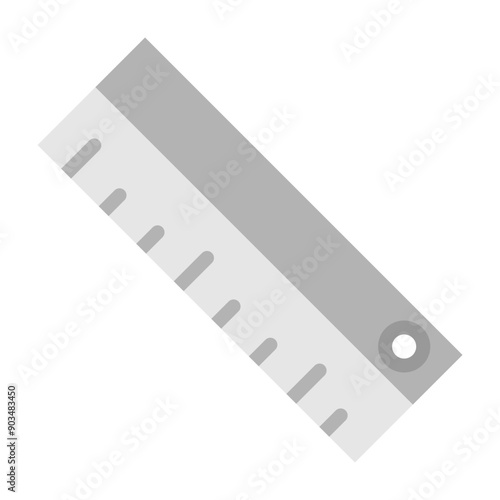 Ruler Vector Flat Icon Design