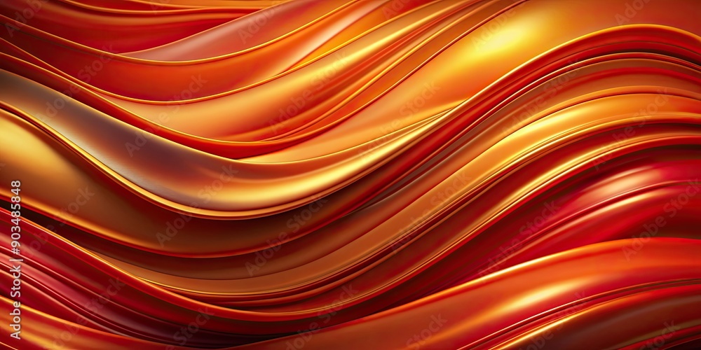 Abstract silky texture background with fluid color waves in warm orange and red tones, fluid, color, waves, warm, orange, red Abstract silky texture background with fluid color waves in warm orange and red tones, fluid, color, waves, warm, orange, red