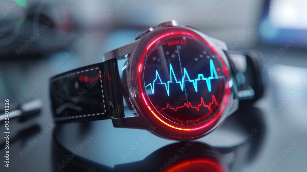 Wearable ECG monitor for real-time heart data, health services, medical instruments.
