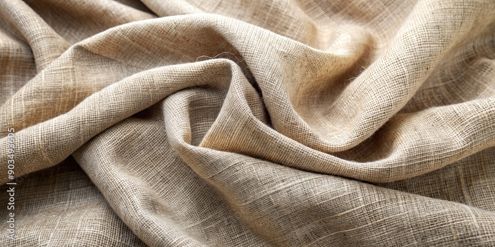 Texture of woven linen fabric gathered and folded, linen, fabric, texture, woven, material, natural, wrinkled, soft, textile Texture of woven linen fabric gathered and folded, linen, fabric, texture, woven, material, natural, wrinkled, soft, textile