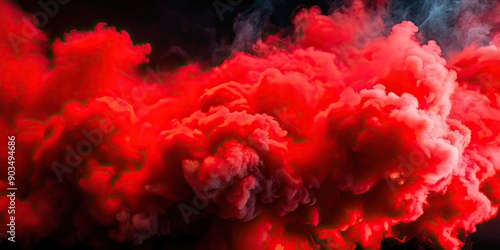 Vibrant red smoke billowing, red, smoke, vivid, colorful, billowing, abstract, vibrant, fiery, cloud, swirl, dynamic