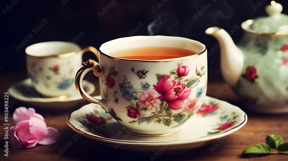 The beautiful cup of tea The beautiful cup of tea