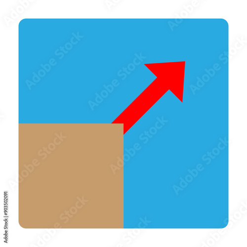 Resize Vector Flat Icon Design