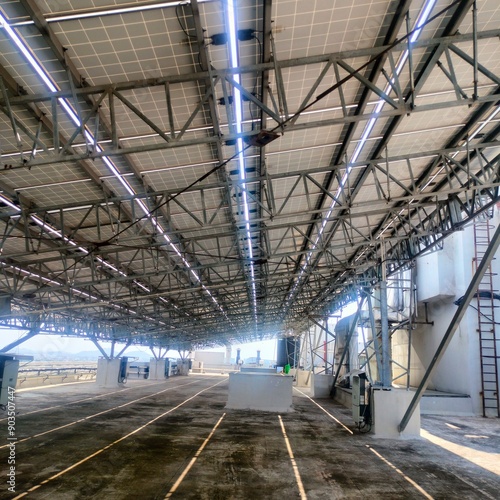 Solar carports are cost-effective, weatherproof, and can be modularly designed for various capacities and uses, contributing to a clean and efficient energy infrastructure photo