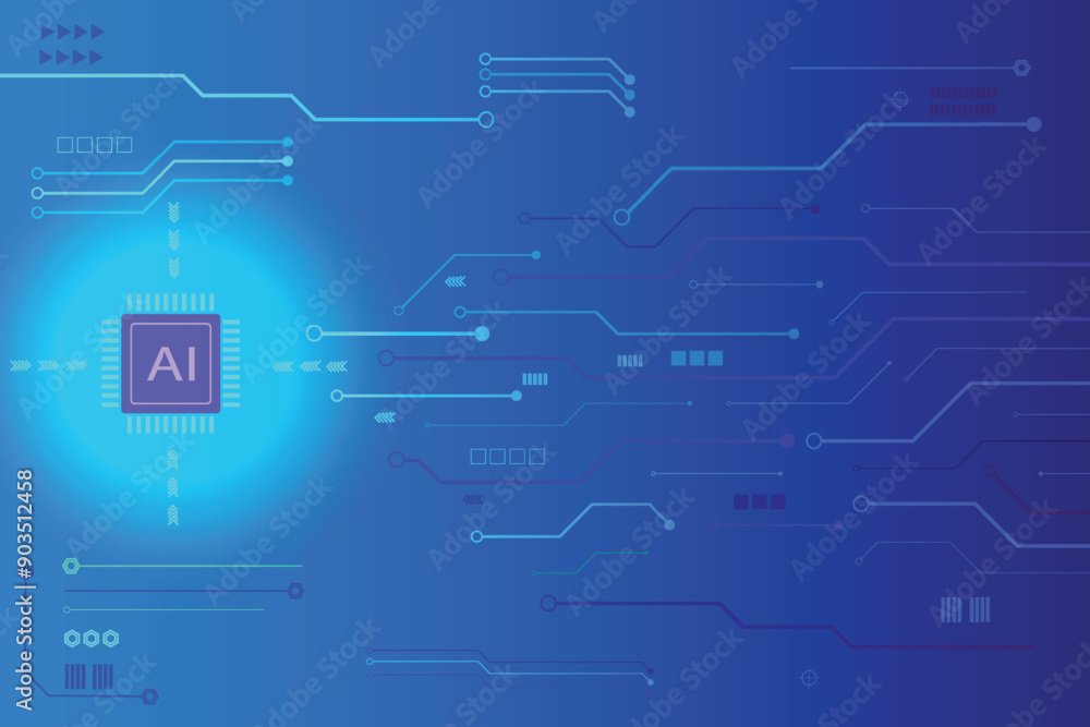 Abstract futuristic circuit board Illustration, Circuit board with Abstract futuristic circuit board Illustration, Circuit board with